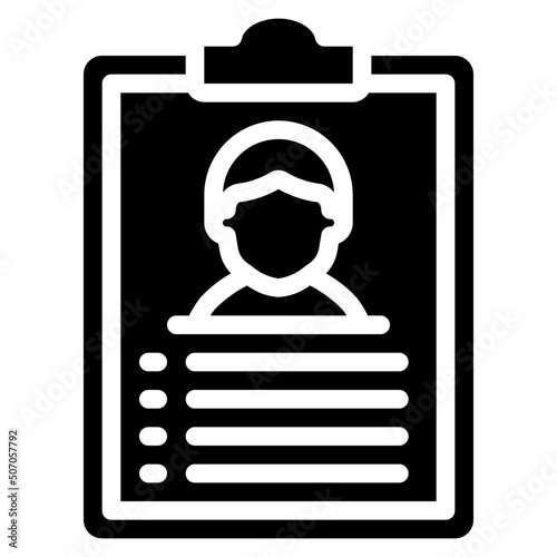 Personal Resume Icon