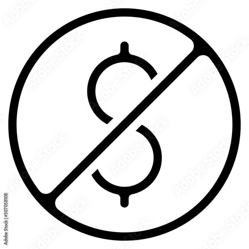 No Money Icon