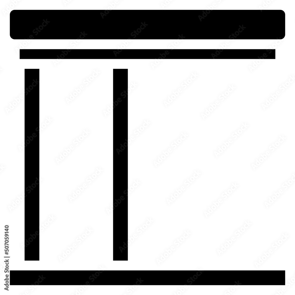 Over Arching Table Icon Over Arching Table Icon