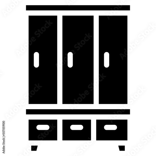 Triple Wide Wardrobe Icon