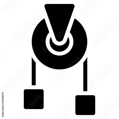 Roller Pulley Icon