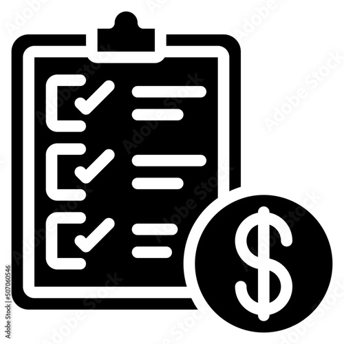 Survey Money Icon