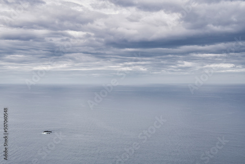 Beautiful wild coast view near Porto Moniz and Seixal in Madeira Island, Portugal