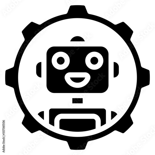 Robot Cog Icon
