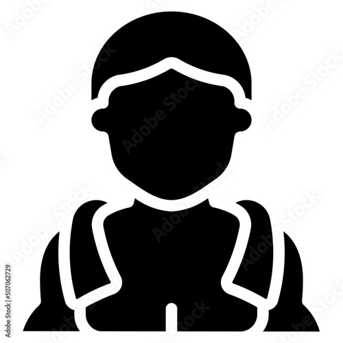 Gym Man Towel Icon