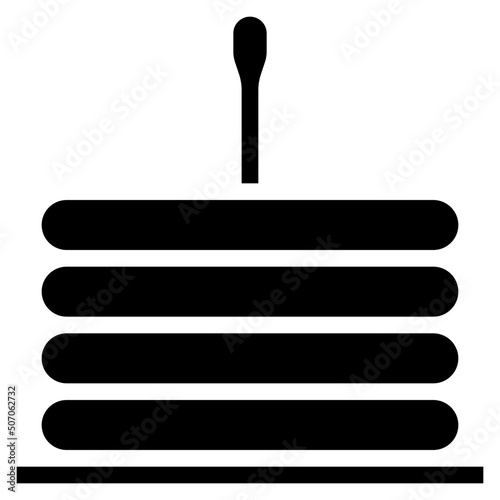 Weight Plate Stack Icon