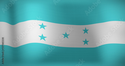 Image of waving flag of honduras