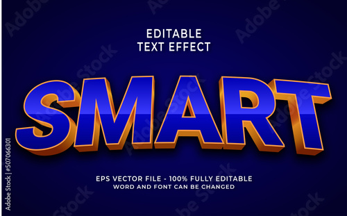 Smart Editable Text Effect