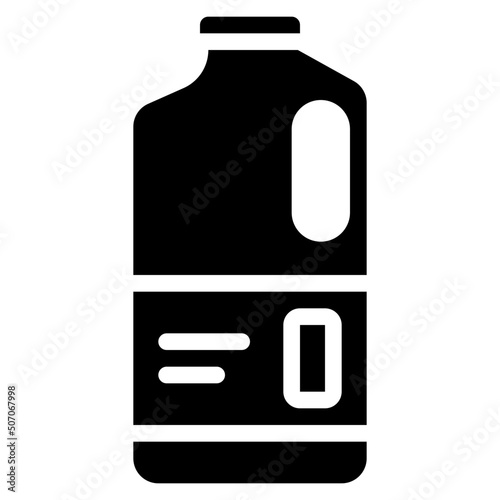 Plastic Milk Bottle Icon