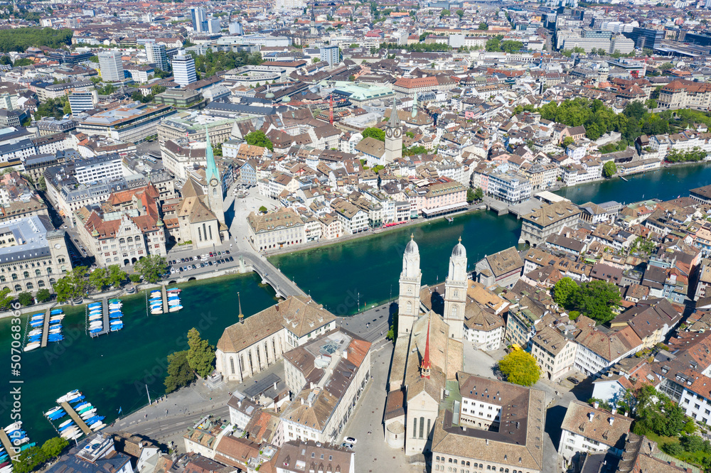 Obraz premium Zurich in summer