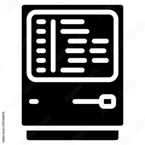 Old School Coding Icon