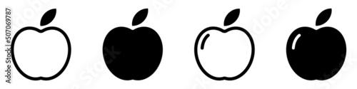 Fotografia Apple icon vector illustration