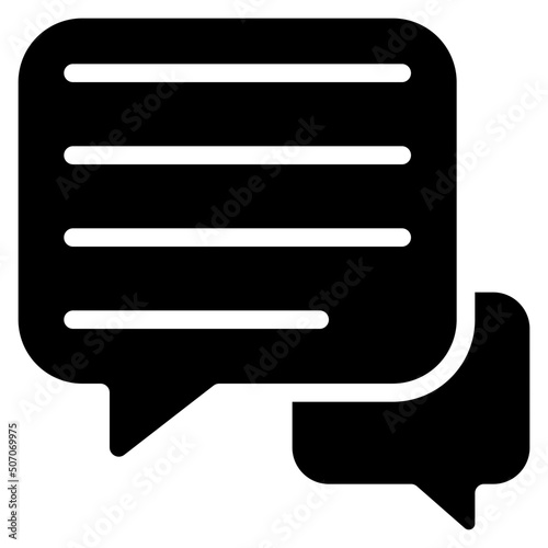 Big And Small Messages Icon