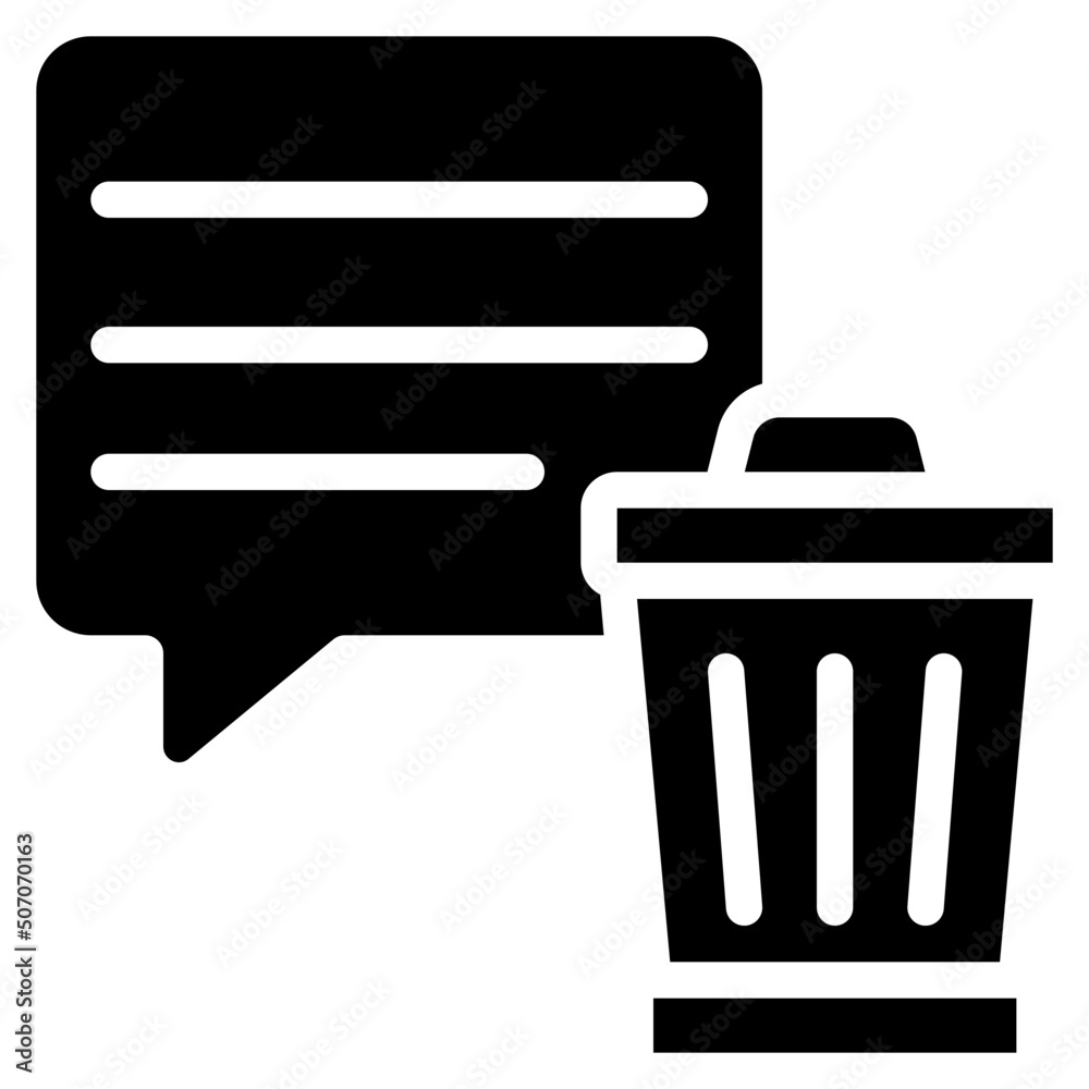 Delete Message Icon Delete Message Icon