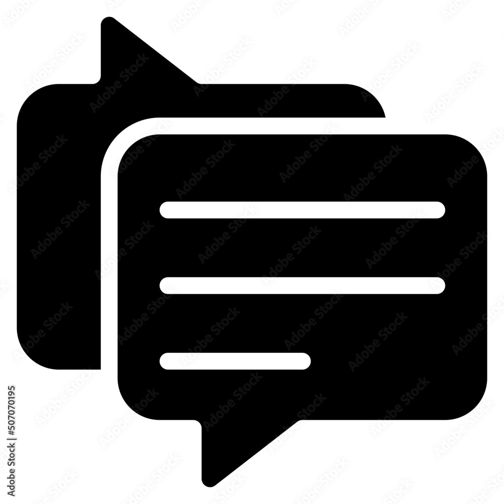 Reversed Messages Icon Reversed Messages Icon