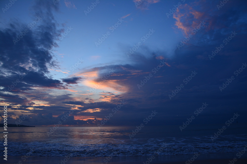 sunset on the beach sunset on the beach