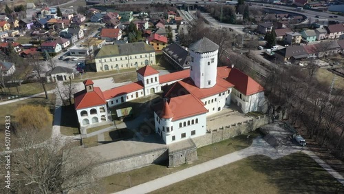 Medieval Budatin Castle near Zilina, Slovakia. photo