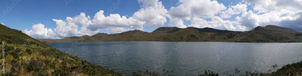 La Mica See im Hochland von Ecuador
