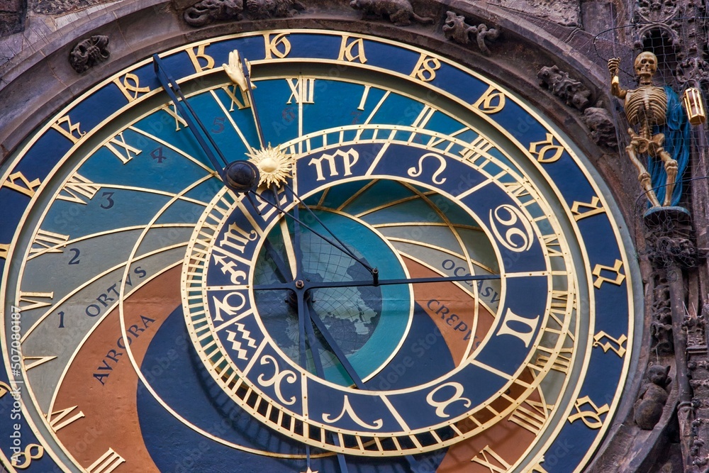 Naklejka premium Prague Astronomical Clock