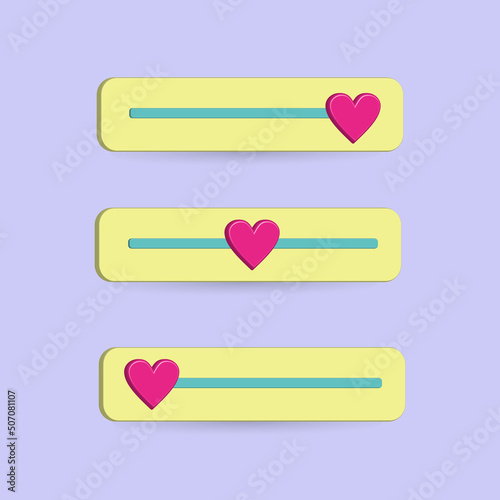 Love bar button volume icon, best for your decoration property images