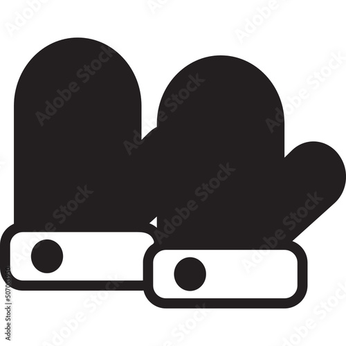 Winter season mixed icon.