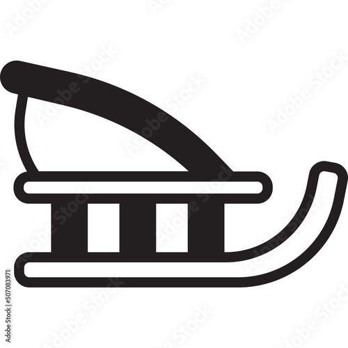 Winter season mixed icon.