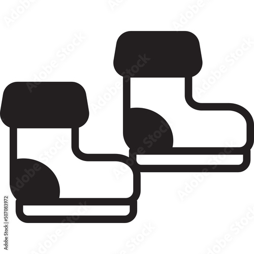 Winter season mixed icon.