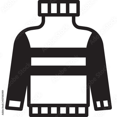 Winter season mixed icon.
