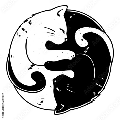 Yin Yang Cats