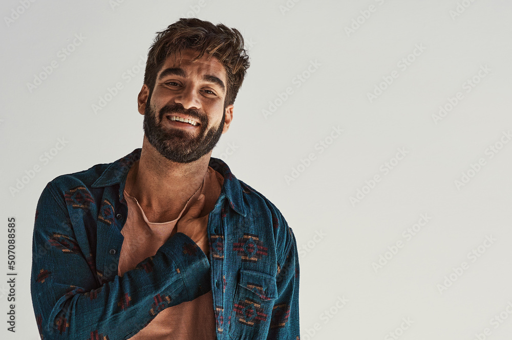 Portrait of a young handsome man Portrait of a young handsome man