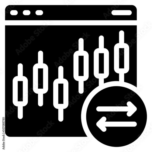 Trade Stocks Icon