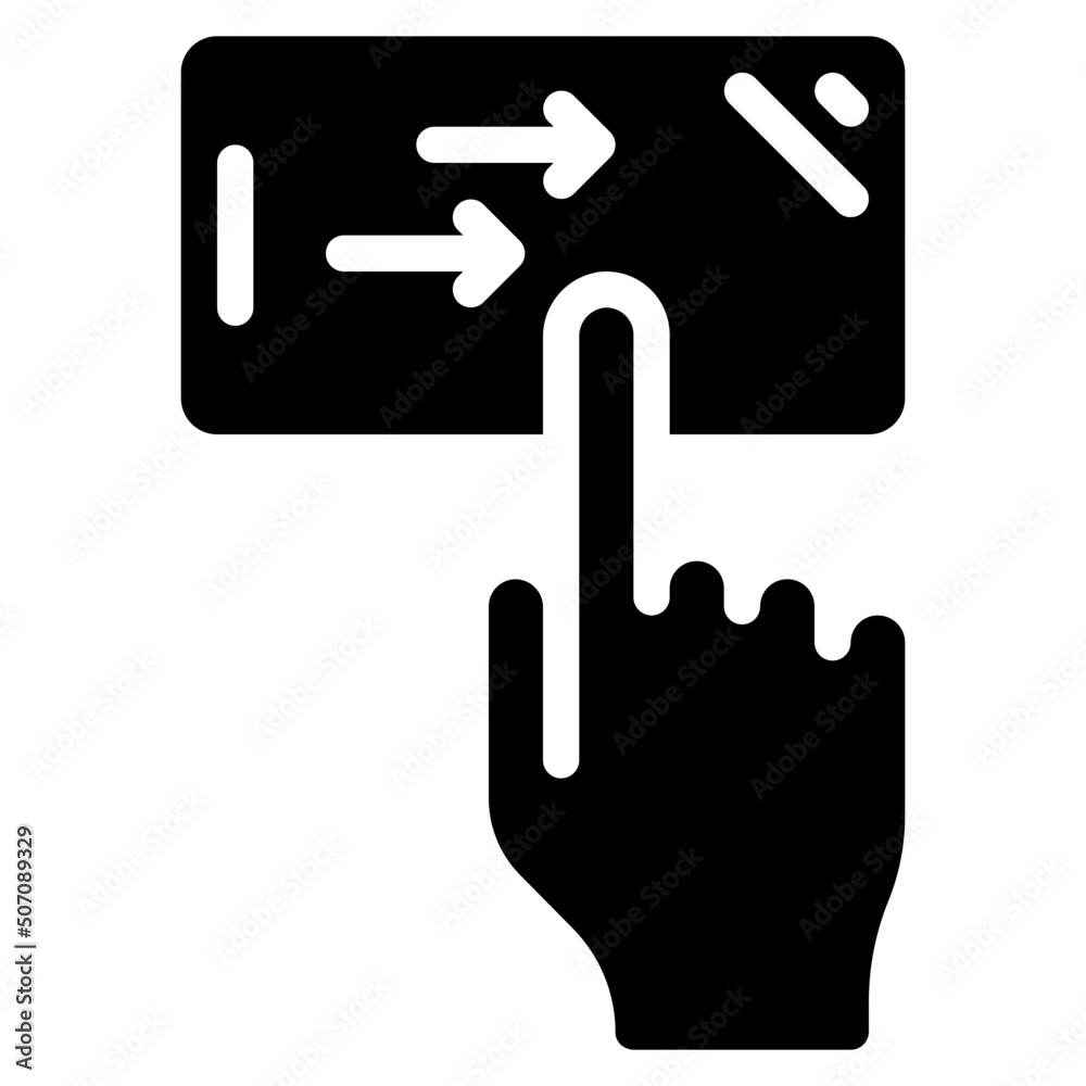 Swipe Right On Phone Icon Swipe Right On Phone Icon