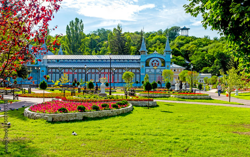 Park `Flower-garden` - one of the most beautiful and favorite places of the resort of Pyatigorsk.