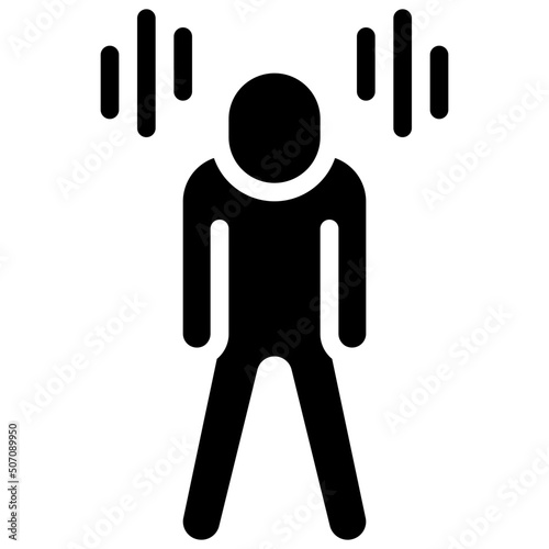 Overworked Person Icon