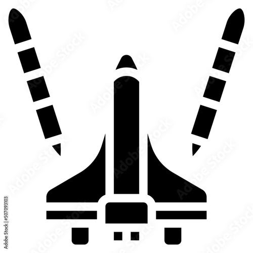 Rocket Breaking Off Icon