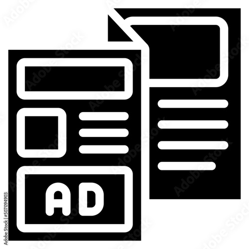 Brochure Ad Icon
