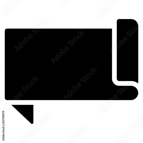 Folded Ribbon Icon