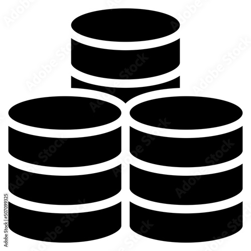 Three Databases Icon