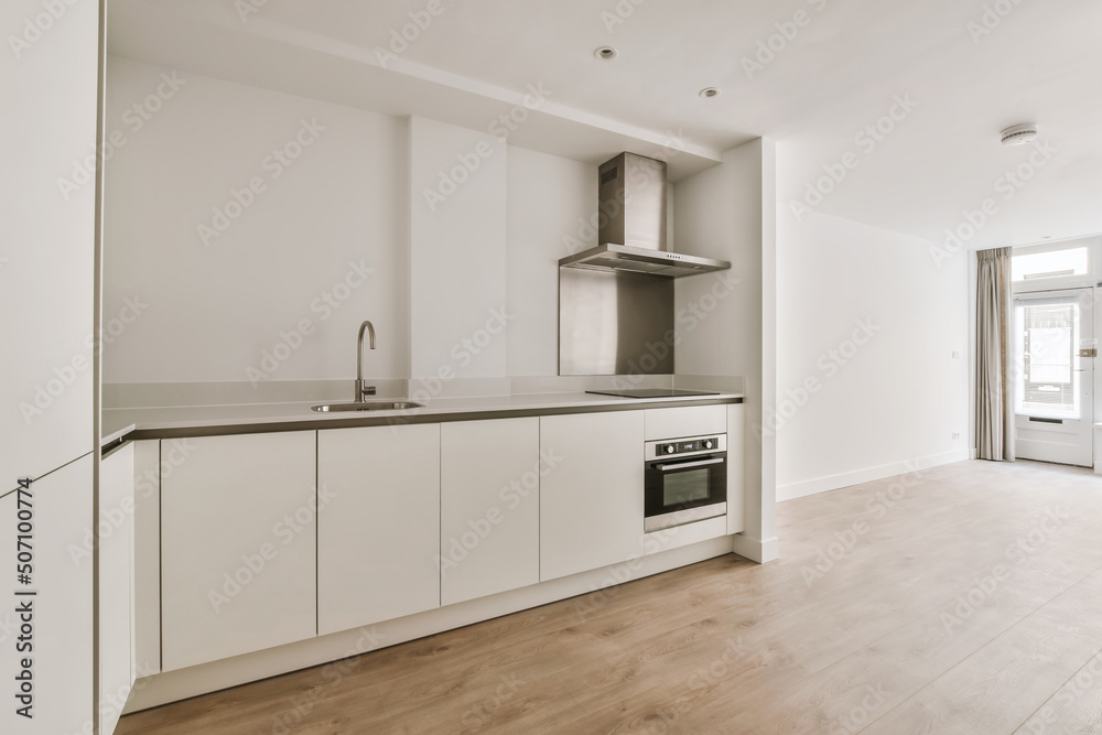 Modern kitchen interior with appliances Modern kitchen interior with appliances