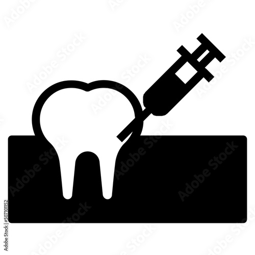 anesthesia glyph icon