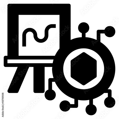 art glyph icon