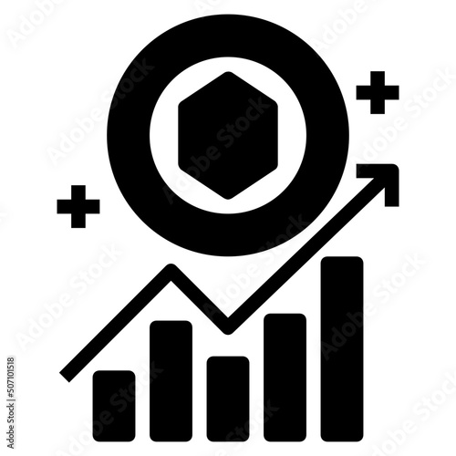 profit glyph icon