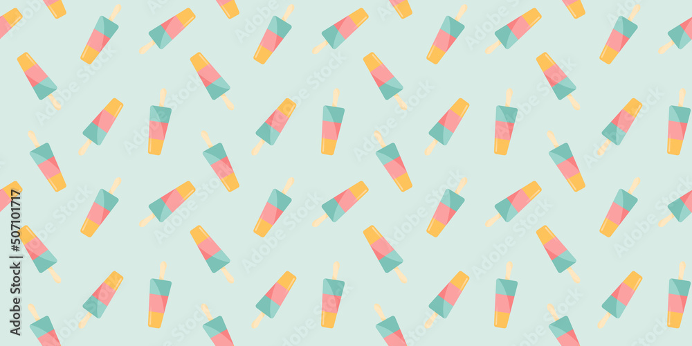 Seamless pattern of fruit ice cream. Ice cream backgound. Seamless pattern of fruit ice cream. Ice cream backgound.