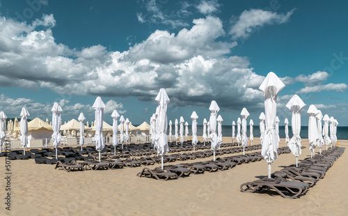 Fototapeta Naklejka Na Ścianę i Meble -  Beach on the Baltic Sea in Sopot