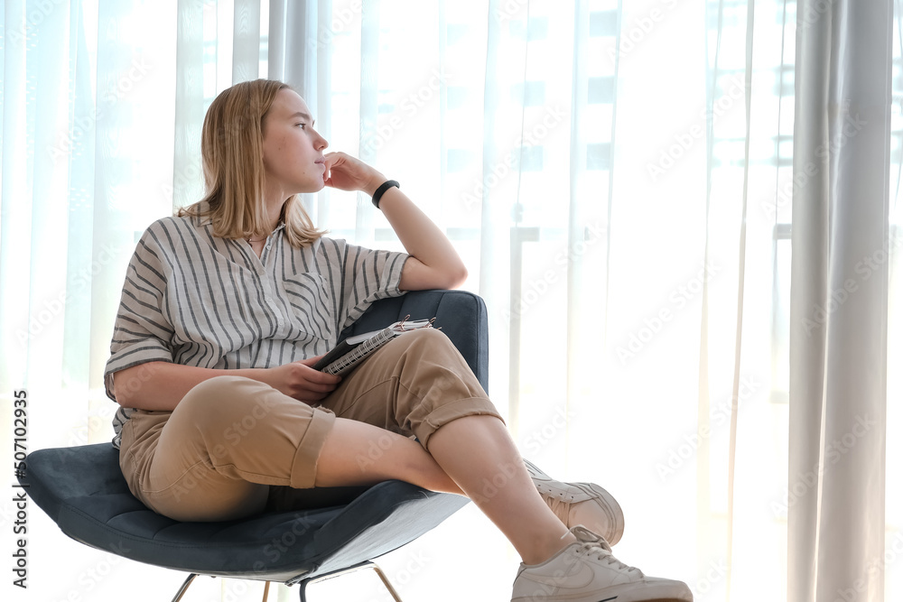 Work remote.Online training, remote work, office at home Remote work, training, education. The girl is studying, working remotely. Work remote.Online training, remote work, office at home Remote work, training, education. The girl is studying, working remotely.