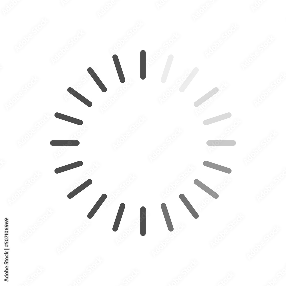 Loading progress or load circle icon Loading progress or load circle icon
