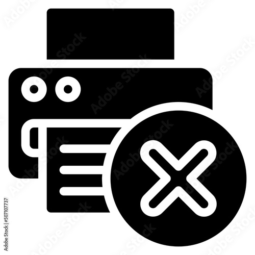 Broken Printer Icon