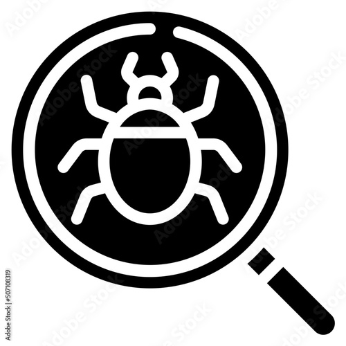 Search For Bug Icon