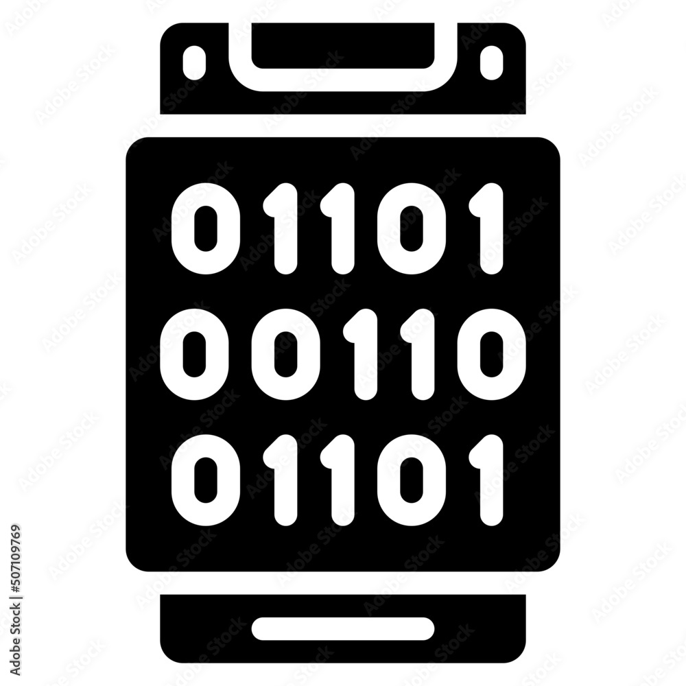 Mobile App Data Icon Mobile App Data Icon