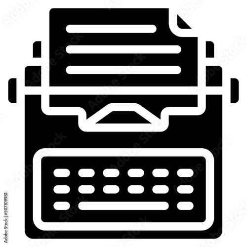 Typewriter Icon